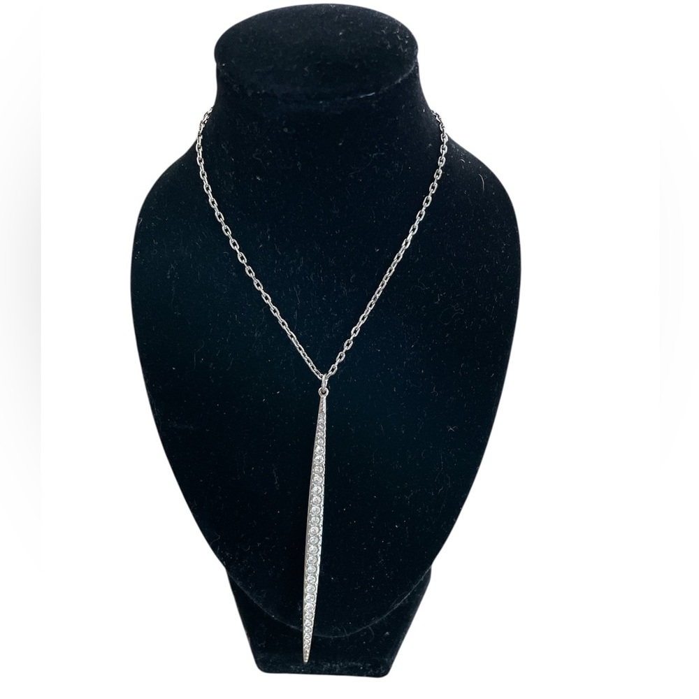 Michael Kors Silver Pendant Necklace